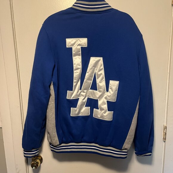 JH Design LA Dodgers Blue Varsity Jacket #15 Wetzel MLB – Men’s XL reversible - Picture 2 of 4